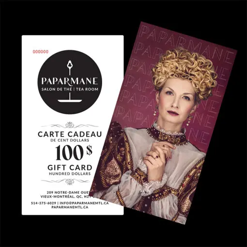 carte cadeau 100$