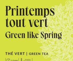 thé vert - printemps tout vert